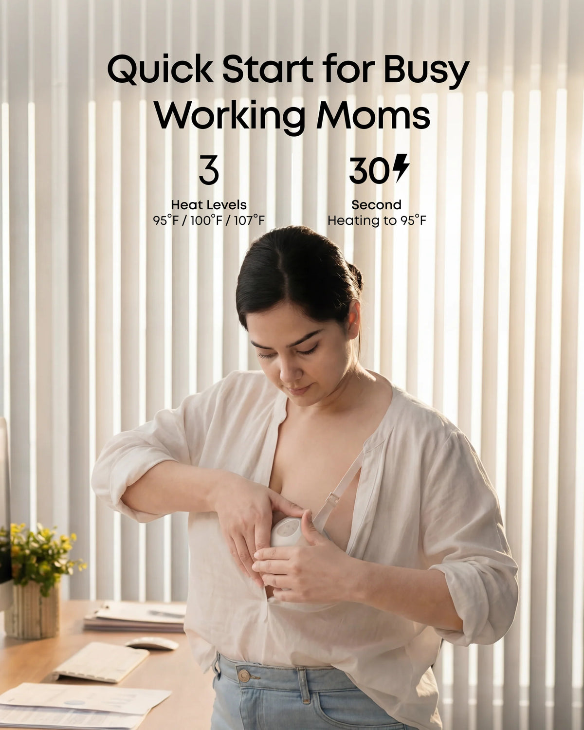 Anker Eufy Wearable Breast Pump E20 White