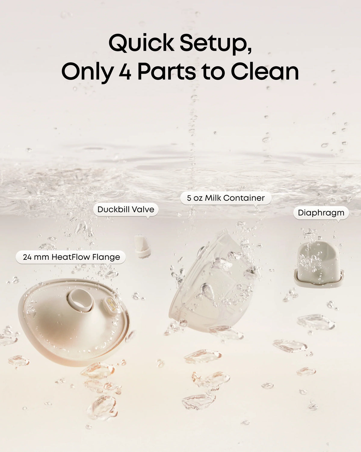 Anker Eufy Wearable Breast Pump E20 White