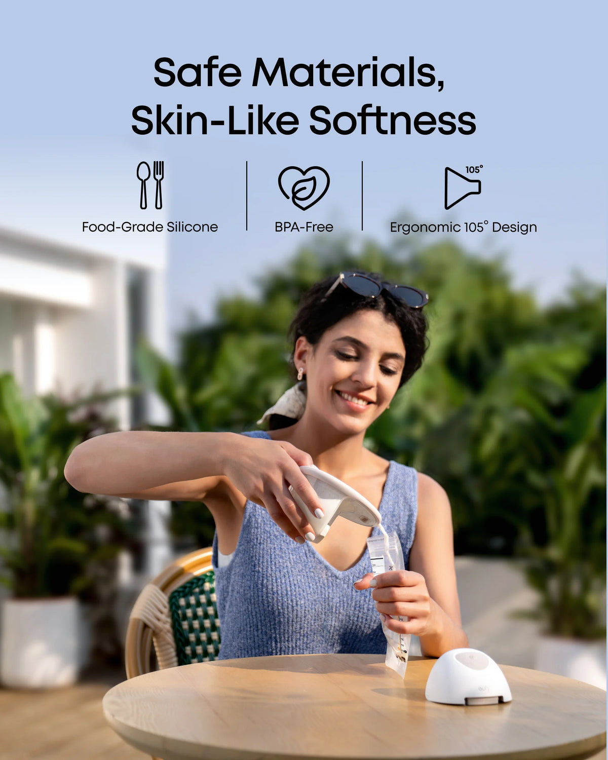 Anker Eufy Wearable Breast Pump E20 White
