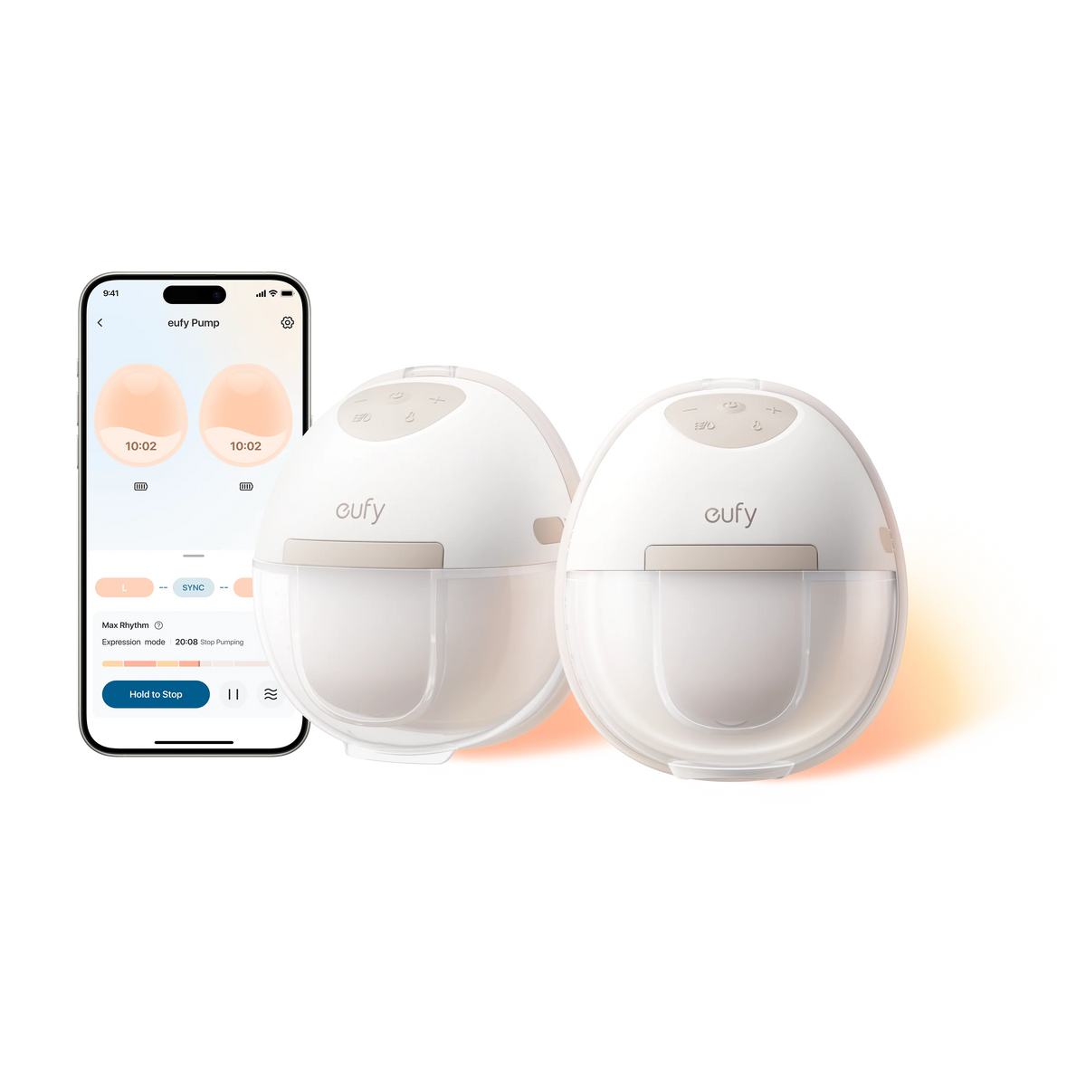 Anker Eufy Wearable Breast Pump E20 White
