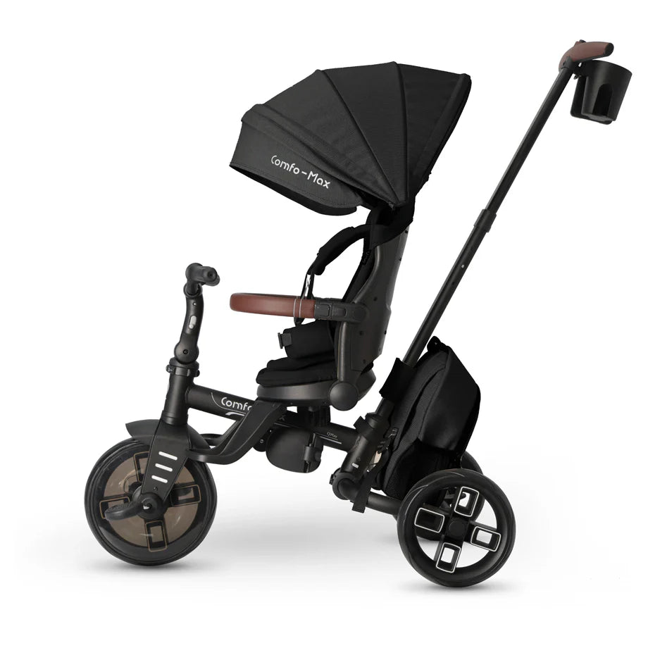 Qplay Comfo Max Black Tricycle 7 In 1 (10 Months+)