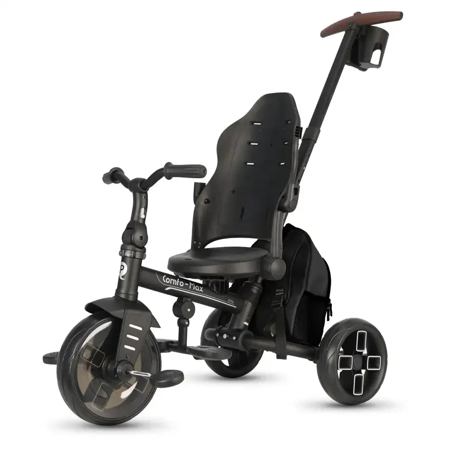 Qplay Comfo Max Black Tricycle 7 In 1 (10 Months+)