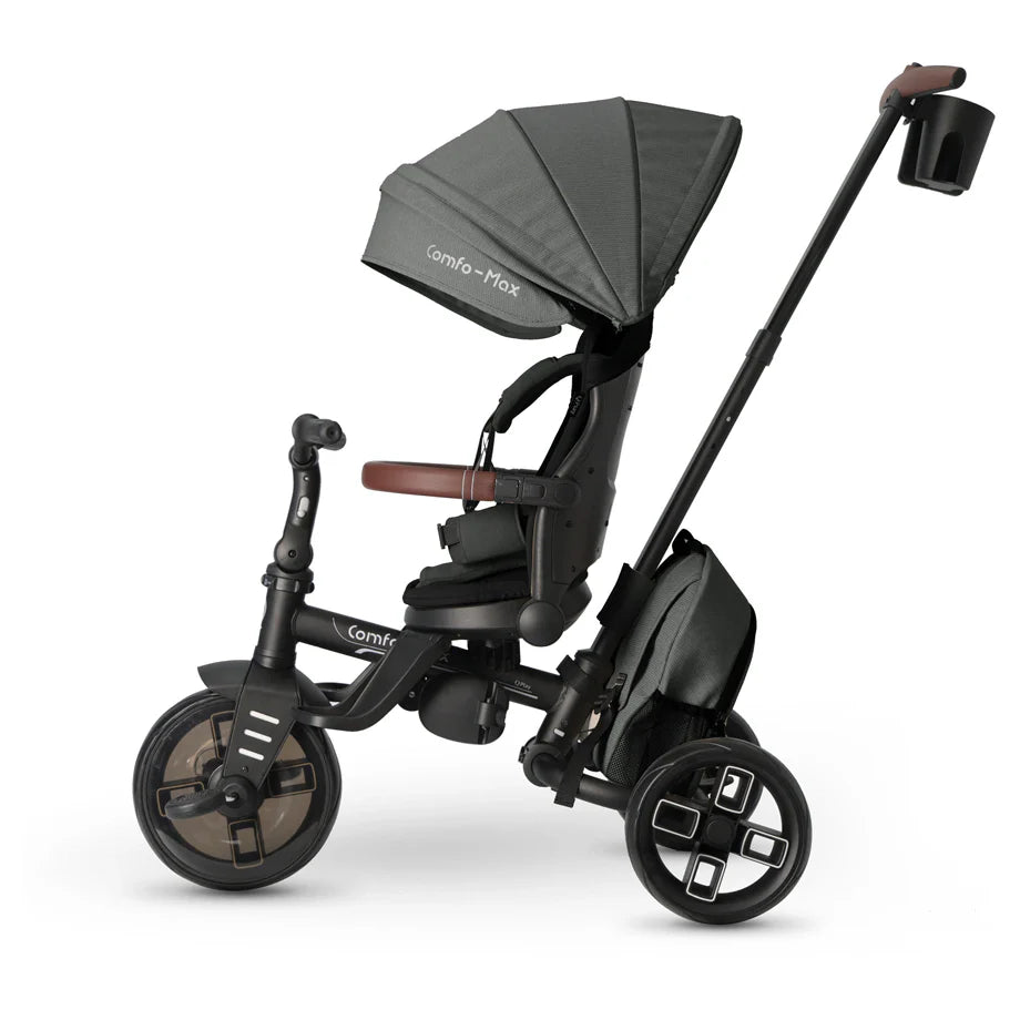 Qplay Comfo Max Black Tricycle 7 In 1 (10 Months+)