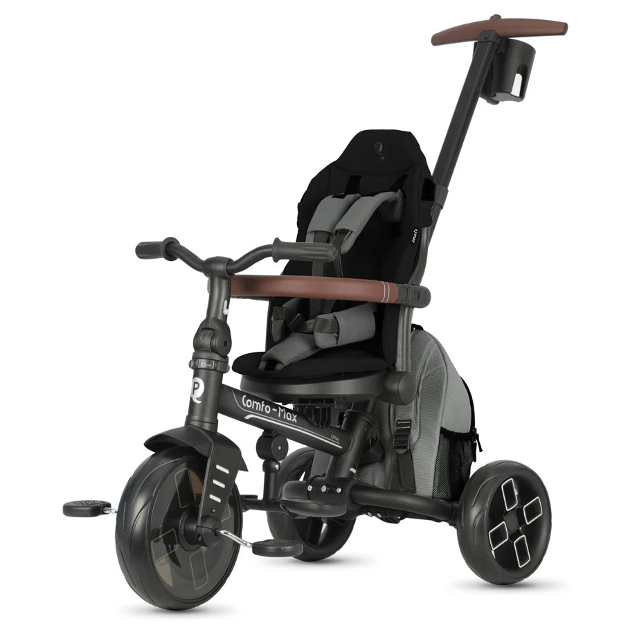 Qplay Comfo Max Black Tricycle 7 In 1 (10 Months+)