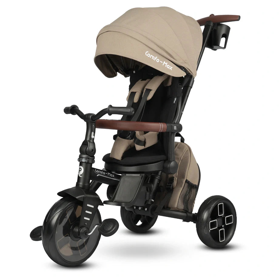 Qplay Comfo Max Black Tricycle 7 In 1 (10 Months+)