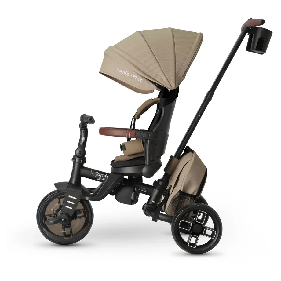 Qplay Comfo Max Black Tricycle 7 In 1 (10 Months+)