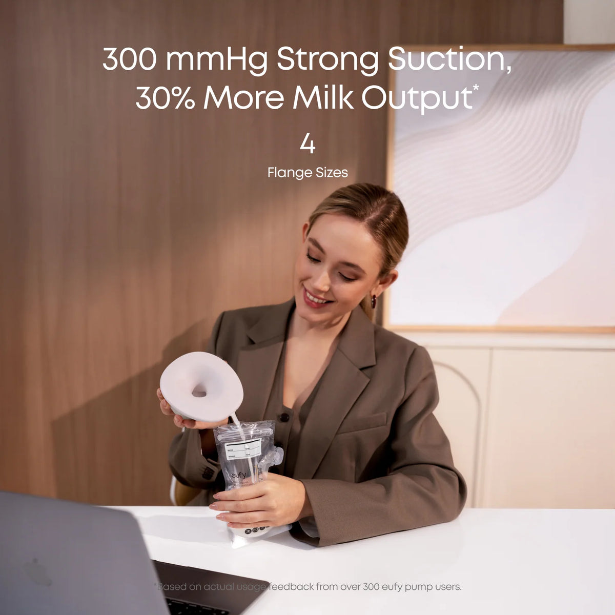 Anker Eufy Wearable Breast Pump S1 Pro Brown