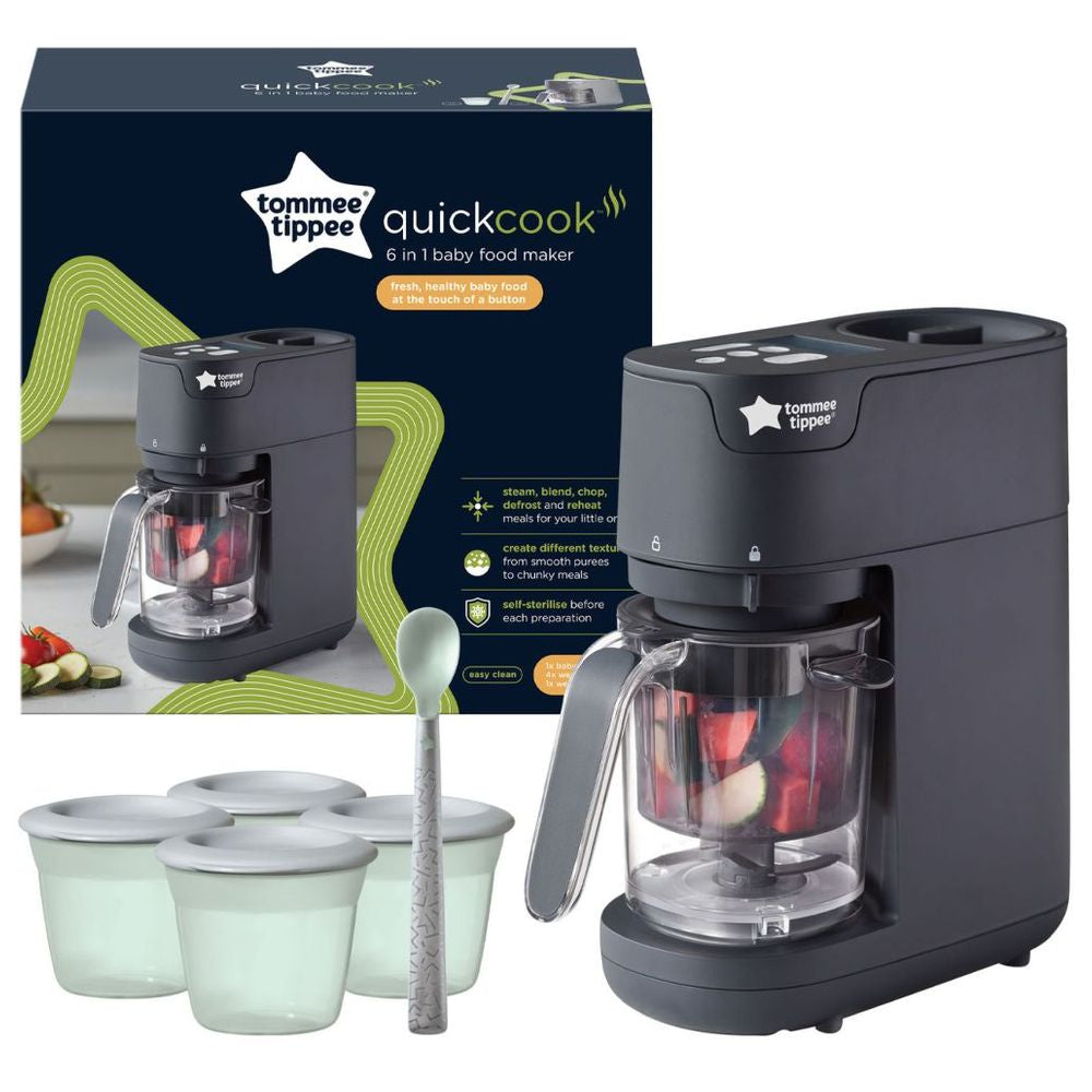 Tommee Tippee 6 In 1 Baby Food Maker (Black)