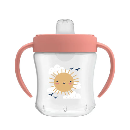 Dr. Brown's Soft Spout Transition Cup with Handles (180ml, Sunshine)