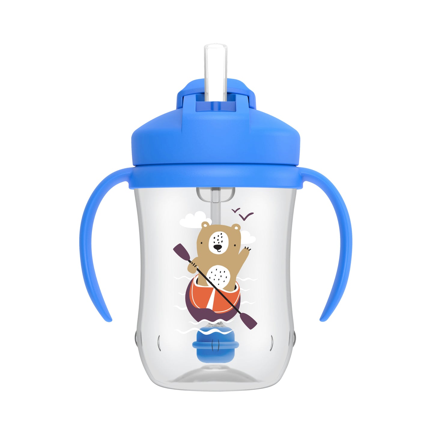 Dr. Brown’s Baby’s First Straw Cup with Handles Blue (270ml)