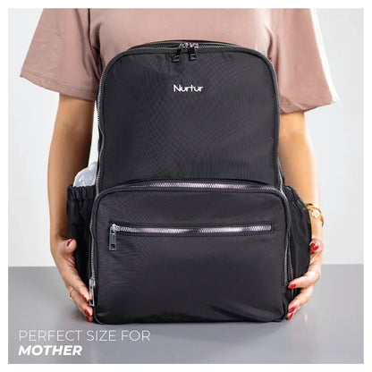 Nurtur Maverick Diaper Bag (Black)