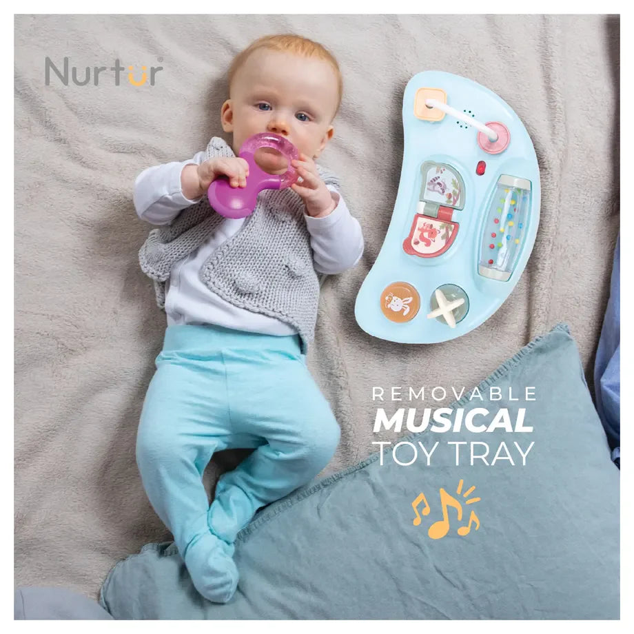 Nurtur 3 In 1 Baby Walker, Music, 3 Height Adjustment, Easy fold