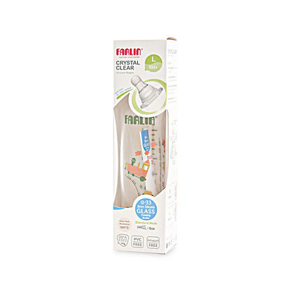 Farlin Heat Resistant Glass Feeder (8 Oz) Shrink
