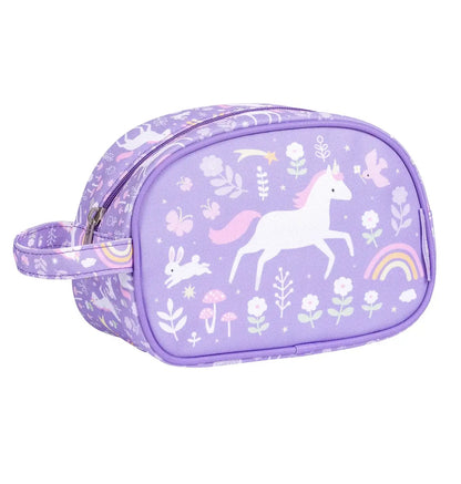A Little Lovely Company Kids Toiletry Bag With Handle (Unicorn Dreams)