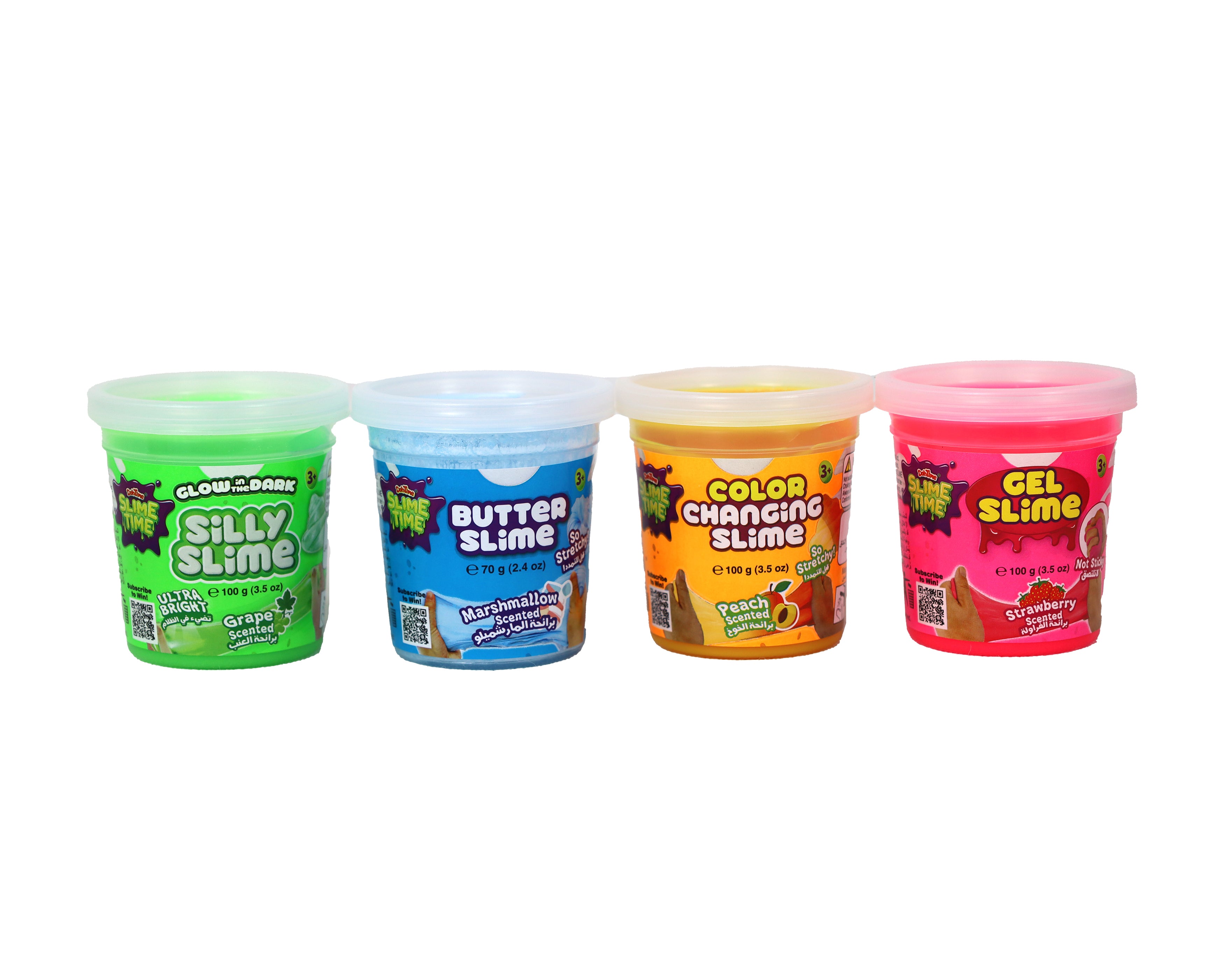 DohTime Slimetime Super Slime Set V2 - Pack of 4