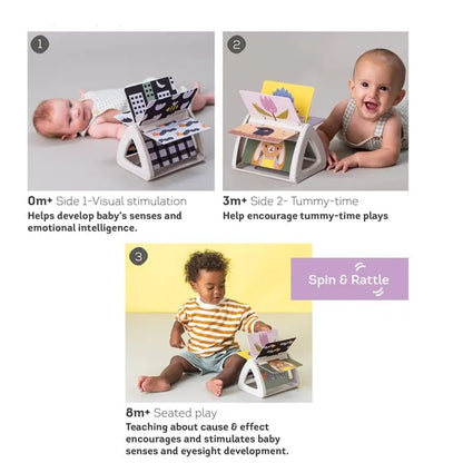 Taf Toys Infant Tummy Time Spinning Book