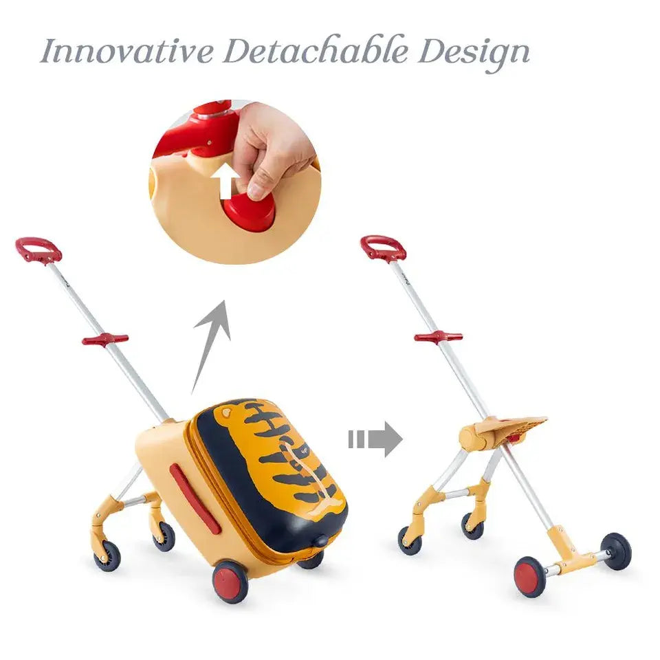 Teknum 3-in-1 Ride-On Suitcase – Tiger