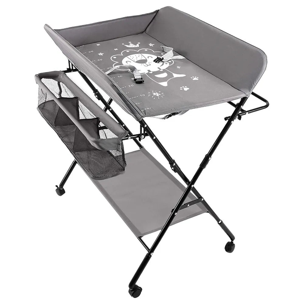 Teknum 4-In-1 Diaper Changing Table Organizer (Grey)