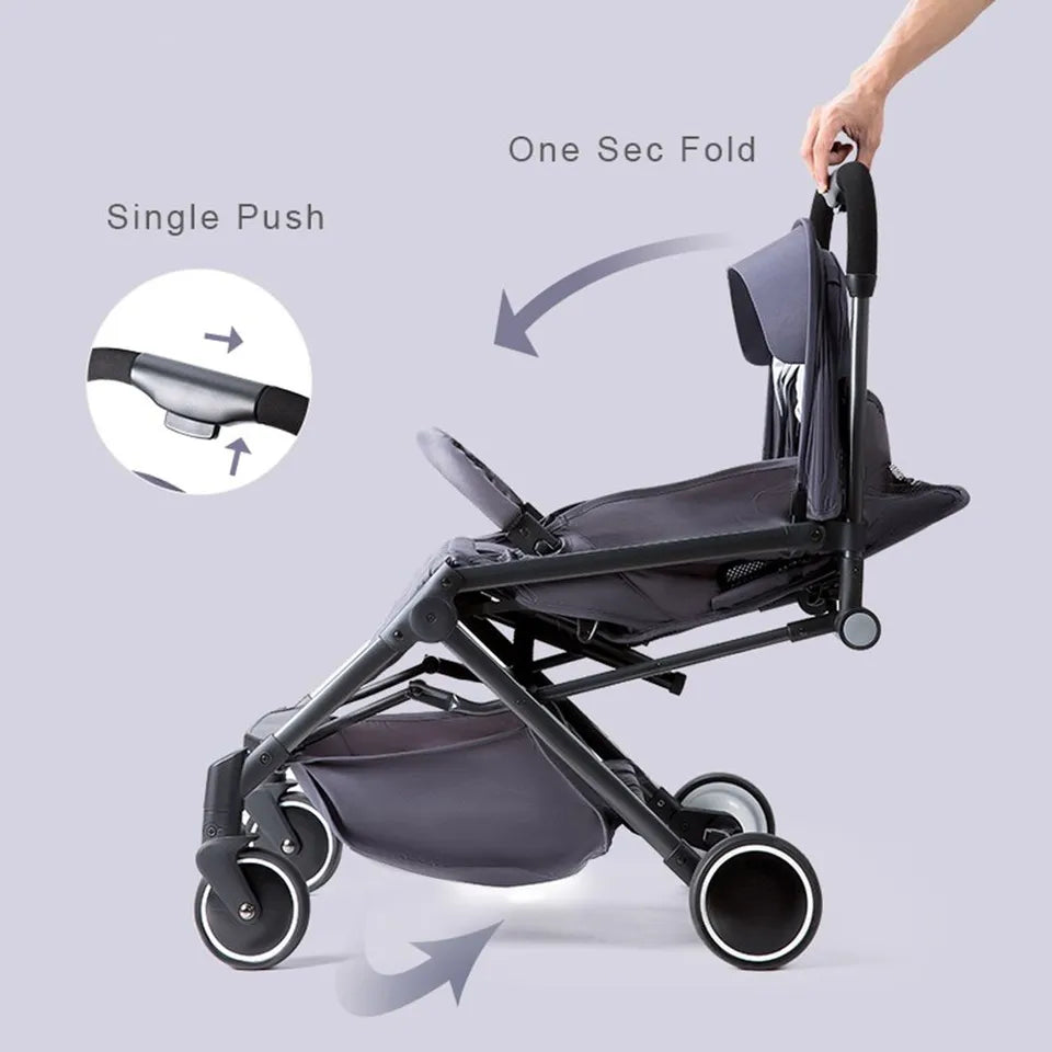Teknum Travel Lite Stroller with Sunveno Diaper Bag