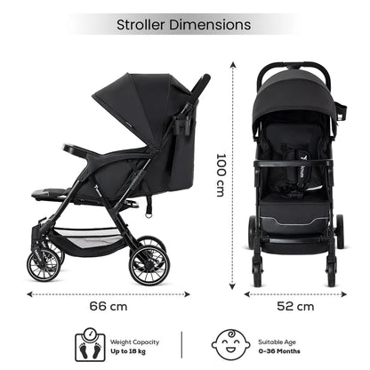 Teknum - Flylite Ultra Lightweight One-Hand Fold Cabin Stroller