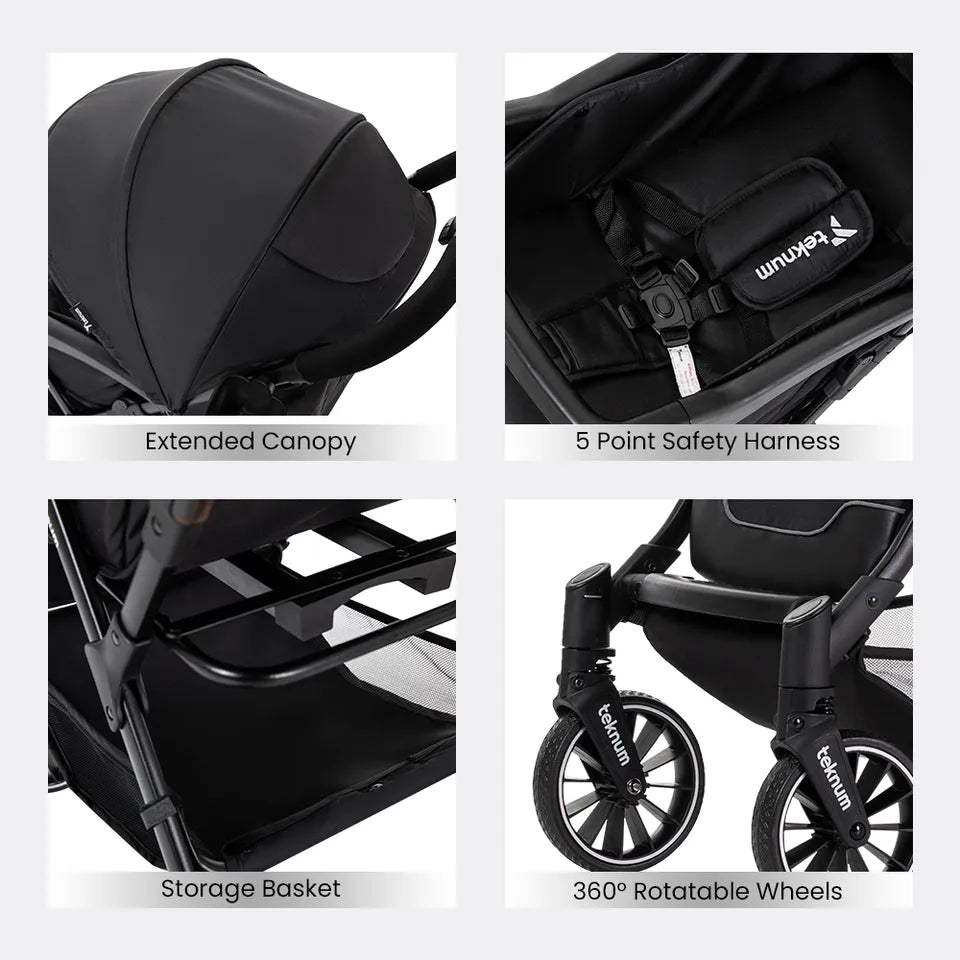 Teknum - Flylite Ultra Lightweight One-Hand Fold Cabin Stroller