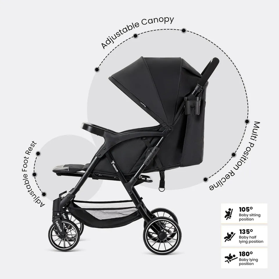Teknum - Flylite Ultra Lightweight One-Hand Fold Cabin Stroller
