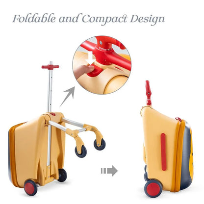 Teknum 3-In-1 Ride On Suitcase With Detachable Trolley