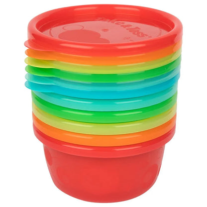 أوعية طعام للأطفال الصغار Take & Toss من The First Years - عبوة من 6 (8oz)
