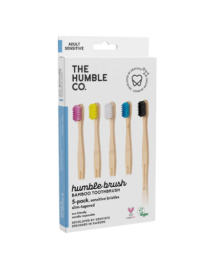 The Humble Co. Brush Adult Toothbrush, Sensitive