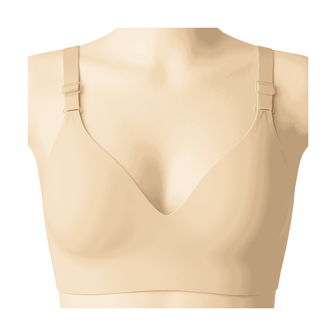 VidaMom Seamless Nursing Bra (Nude)