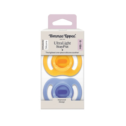 Tommee Tippee Closer To Nature Ultra Light Soother (6-18m) - Pack of 2