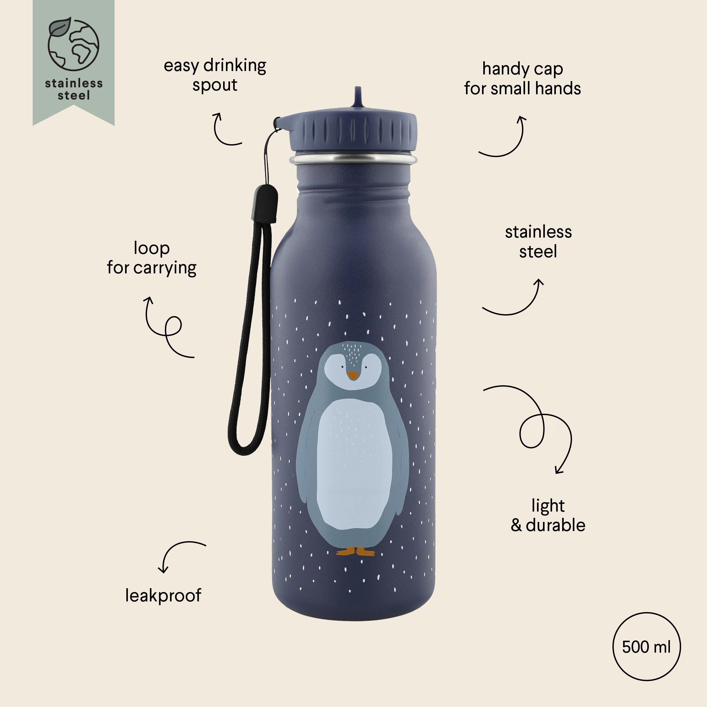 Trixie Water Drinking Bottle, 500ml