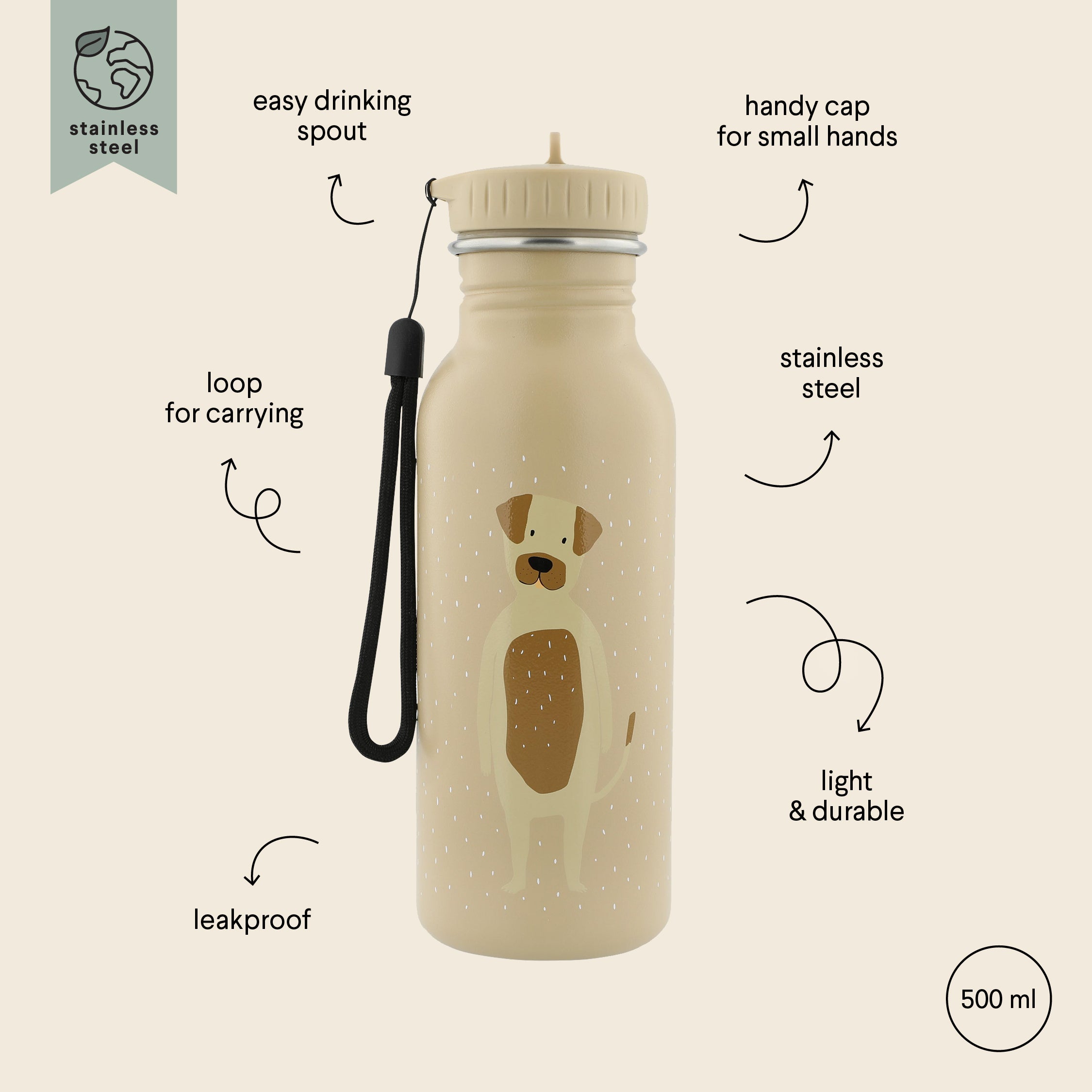 Trixie Water Drinking Bottle, 500ml