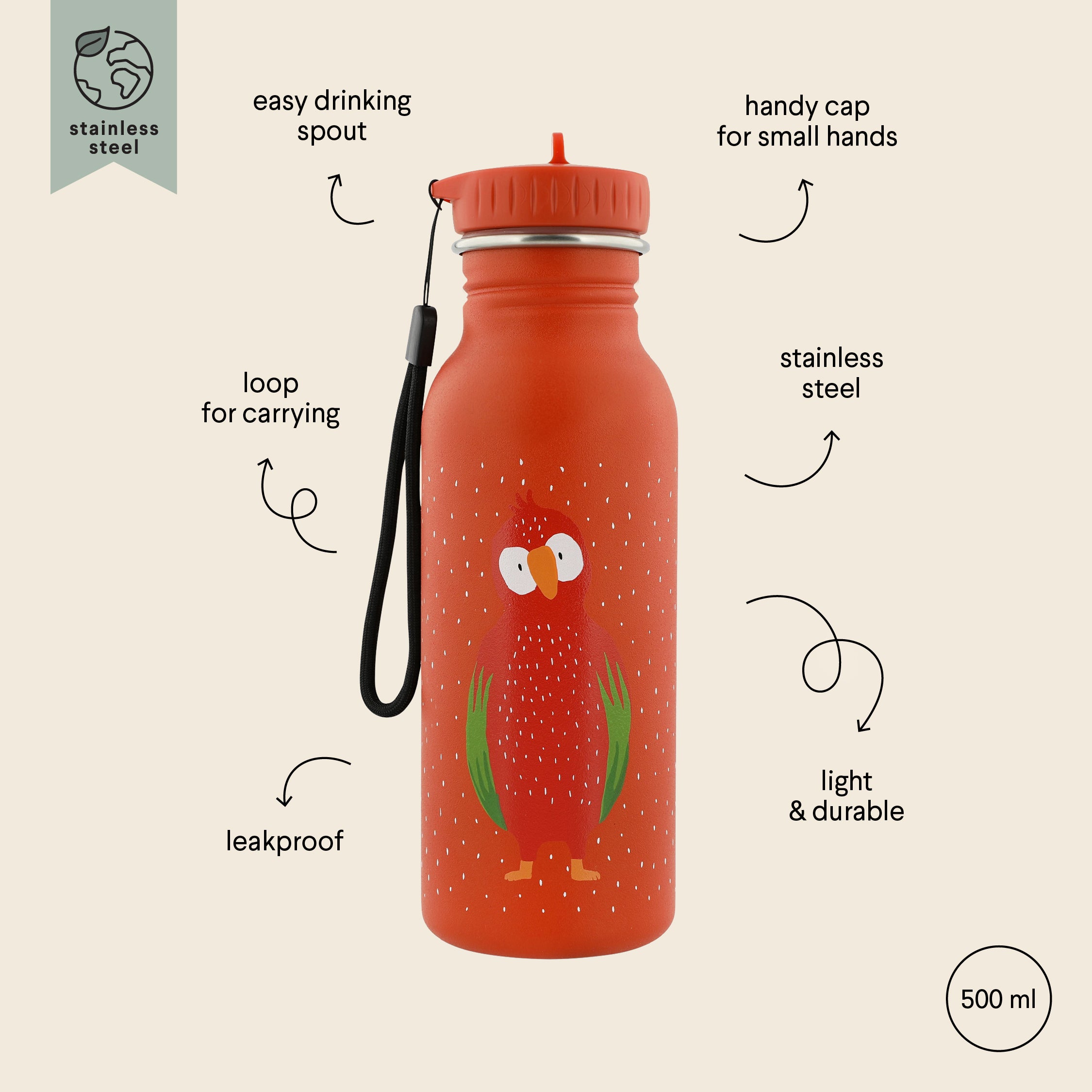 Trixie Water Drinking Bottle, 500ml