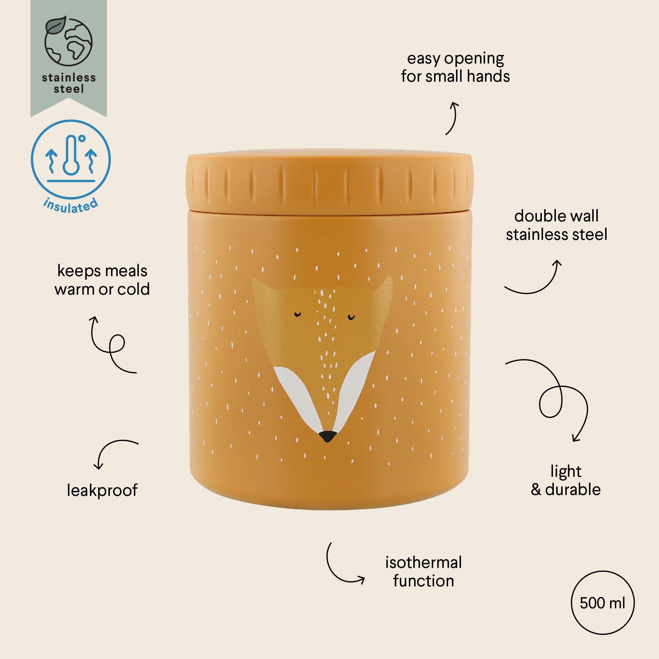 Trixie Insulated Lunch Pot, 500ml