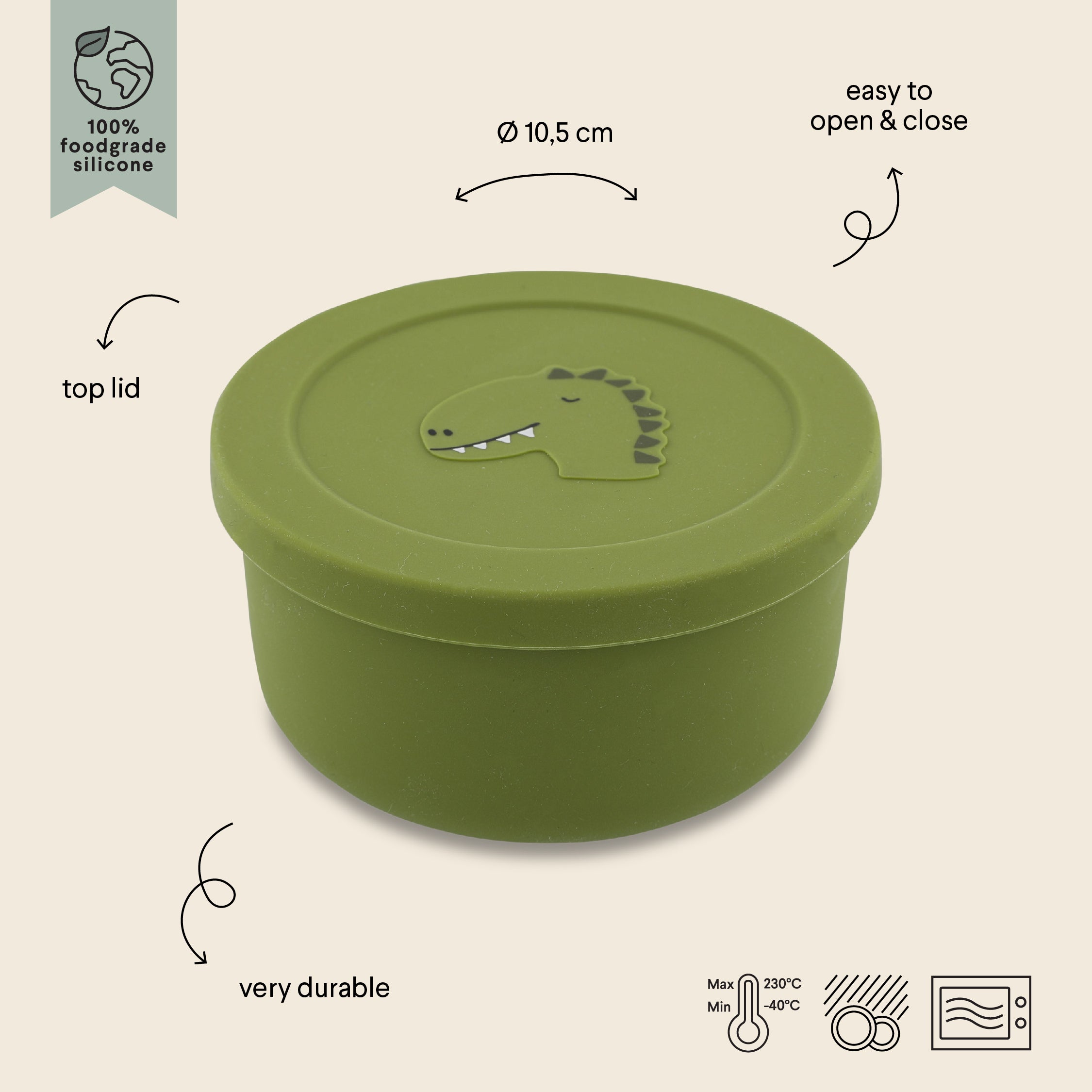 Trixie Silicone Snack Pot with Lid