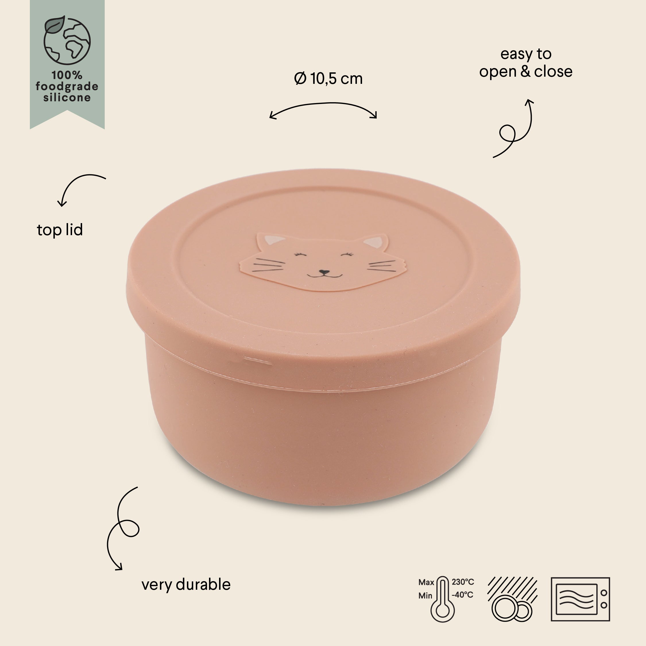 Trixie Silicone Snack Pot with Lid