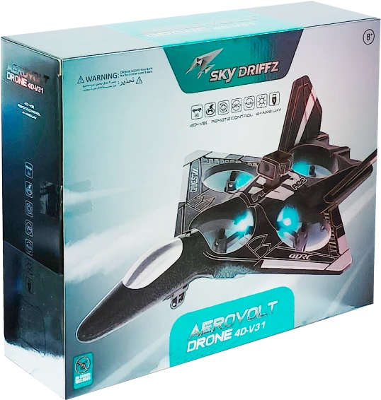 Sky Driffz Aerovolt Drone 4D-V31 – 2.4G RC Drone with Obstacle Avoidance