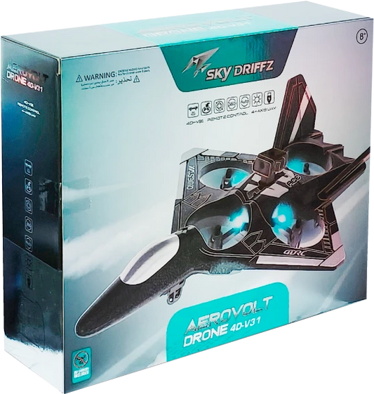 Sky Driffz Aerovolt Drone 4D-V31 – 2.4G RC Drone with Obstacle Avoidance