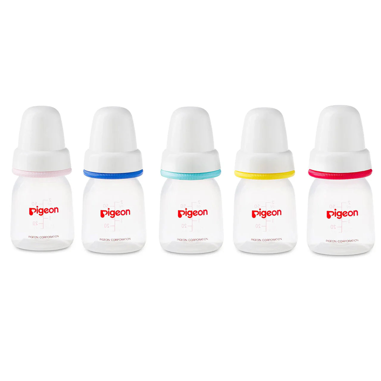Pigeon Slim Neck Plastic Bottle White Cap (50ml)