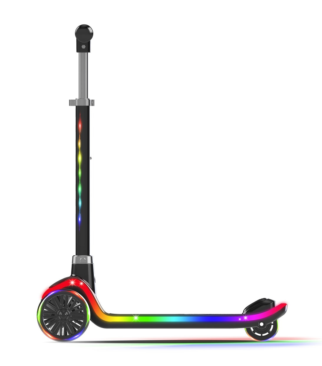 Spartan LIT Firefly 3 Wheel Scooter With Lava Led Perimeter Deck