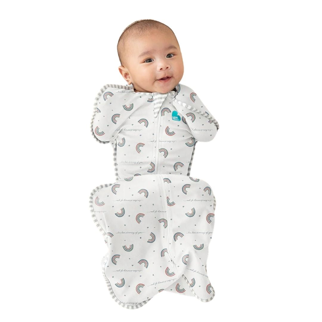 Love to Dream كيس لفّ للرضع Swaddle Up Desco الأصلي (قوس قزح)