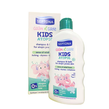 شامبو وحمام للأطفال من سبتونا للبشرة التأتّبية (200 ml)