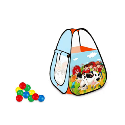 خيمة لعب مزرعة وبيت كرات من مايينغ (100 قطعة)