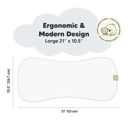 Urban Burp Cloths (Soft White).