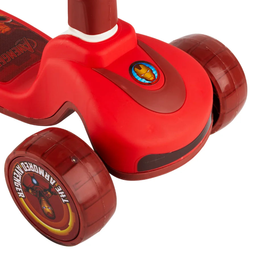 Megos Marvel Iron Man Foldable Twist Scooter 2 In 1