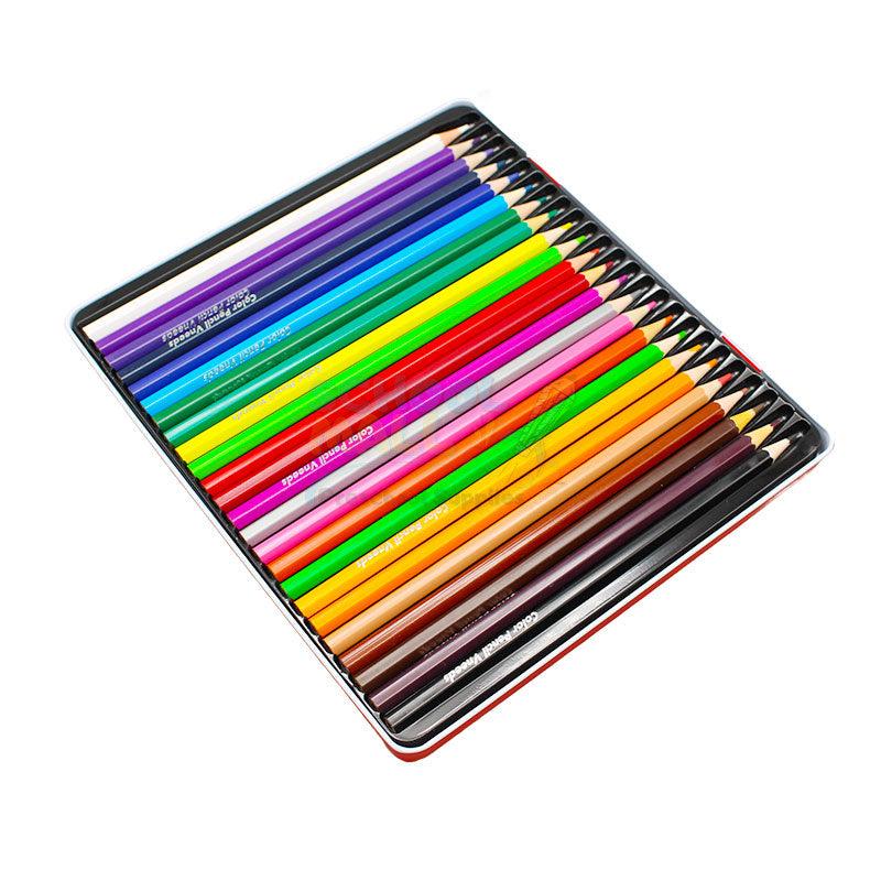Vneeds Color Pencil Tin Superior (24 Pcs)