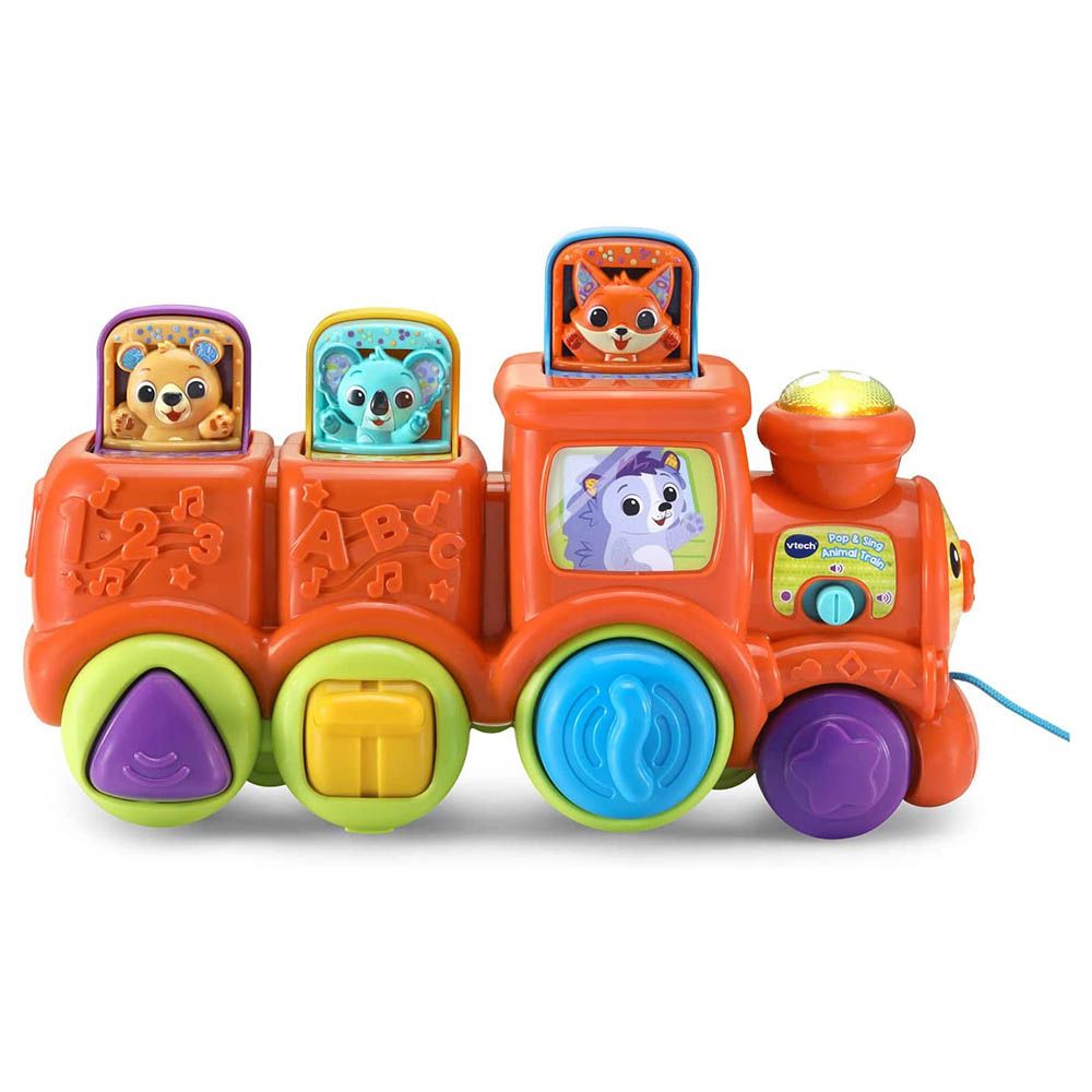 VTech Pop And Sing Animal Train (Red)