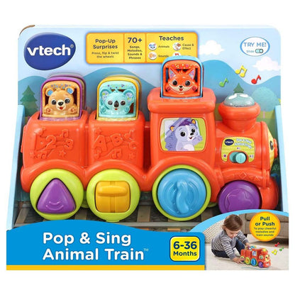 VTech Pop And Sing Animal Train (Red)