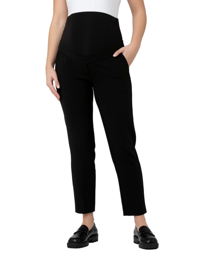 Ripe Maternity Alexa Classic Crop Pant (Black, Large)